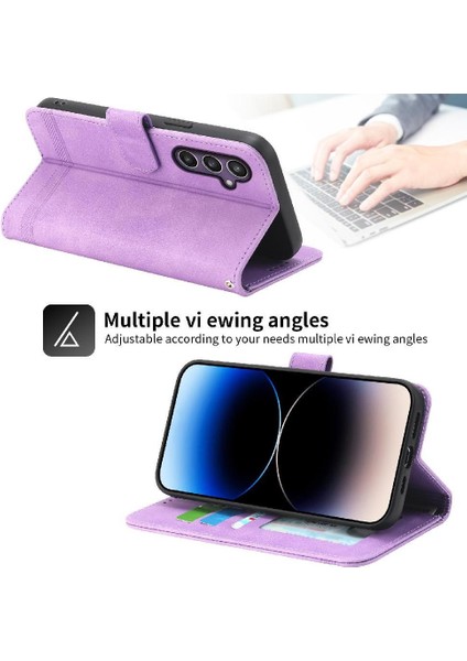 Samsung Galaxy S24 Artı Nakit Cep Bileklik Manyetik Kart Için Flip Case (Yurt Dışından) fiyatları