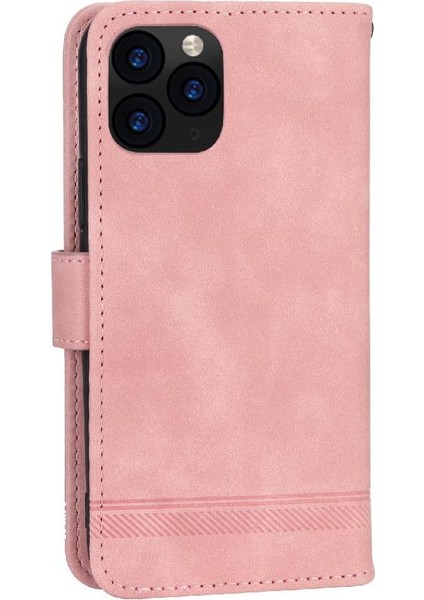 IPhone 11 Için Flip Case Pro Kart Yuvaları Bileklik Manyetik Kapatma Nakit (Yurt Dışından)