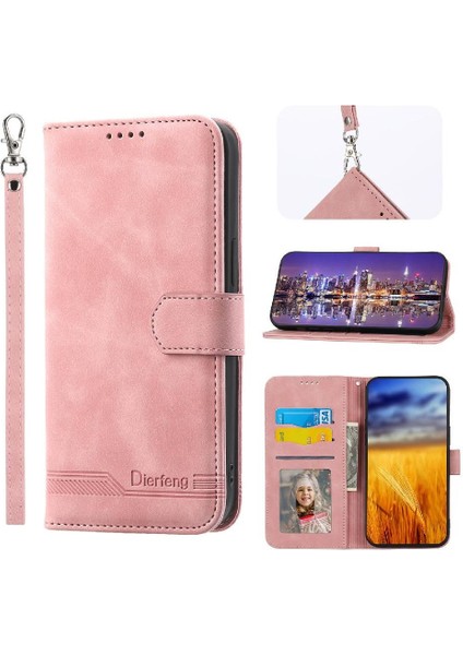 IPhone 12 Için Flip Case Pro Premium Kart Yuvaları Bileklik Nakit Cep (Yurt Dışından)