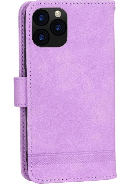 IPhone 11 Için Flip Case Pro Kart Yuvaları Bileklik Manyetik Kapatma Nakit (Yurt Dışından)
