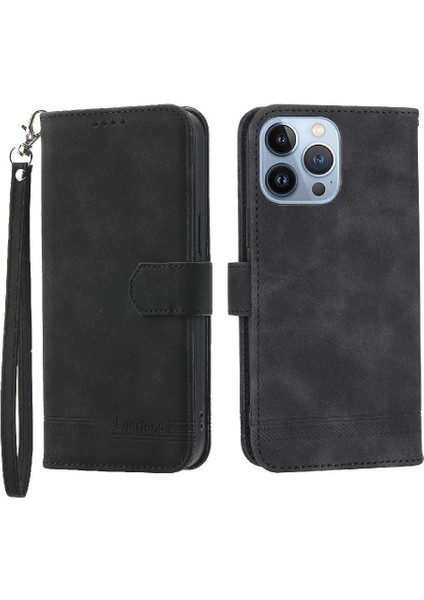 IPhone 13 Için Flip Case Pro Manyetik Kapatma Premium Kart Yuvaları Nakit (Yurt Dışından)