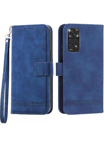 Xiaomi Redmi Not 11 Için Flip Case 4g Premium Manyetik Kapatma Bileklik (Yurt Dışından)