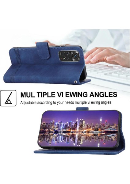 Xiaomi Redmi Not 11 Için Flip Case 4g Premium Manyetik Kapatma Bileklik (Yurt Dışından)