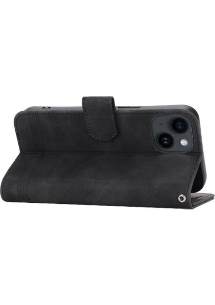 IPhone 14 Için Flip Case Manyetik Kapatma Premium Kart Yuvaları Bileklik (Yurt Dışından) fırsatları