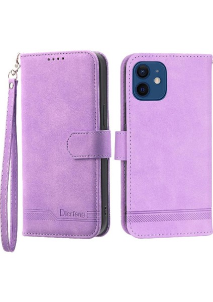 IPhone 12 Için Flip Case Pro Premium Kart Yuvaları Bileklik Nakit Cep (Yurt Dışından)