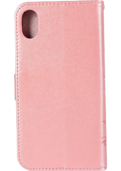 IPhone Xs Max Manyetik Kapatma Kickstand Pu Deri Bilek Için Filp Durumda (Yurt Dışından)