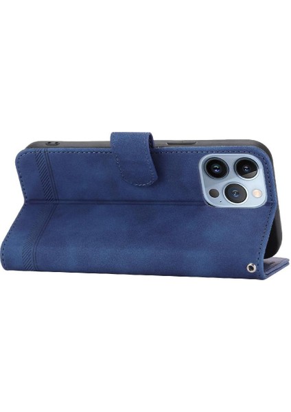 IPhone 13 Için Flip Case Pro Max Kart Yuvaları Manyetik Kapatma Premium Nakit (Yurt Dışından)
