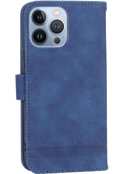 IPhone 13 Için Flip Case Pro Max Kart Yuvaları Manyetik Kapatma Premium Nakit (Yurt Dışından)