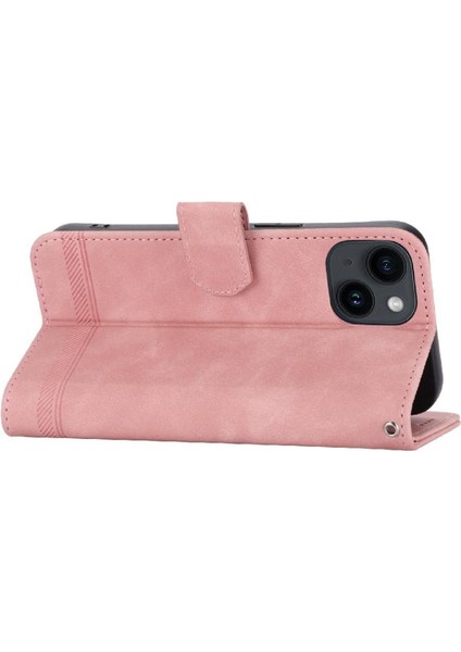 IPhone 14 Için Flip Case Manyetik Kapatma Premium Kart Yuvaları Bileklik (Yurt Dışından) fırsatları