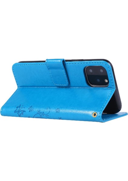 IPhone 11 Için Filp Durumda Pro Kickstand Manyetik Kapatma Pu Deri Kart (Yurt Dışından)