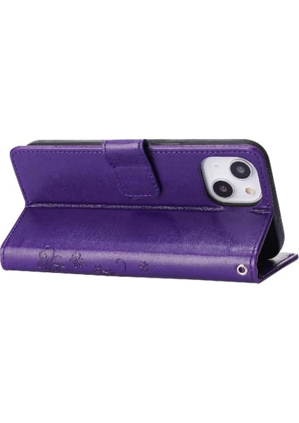 IPhone 15 Için Pu Deri Kickstand Durumda Kart Tutucu Manyetik Kapatma (Yurt Dışından) fiyatları