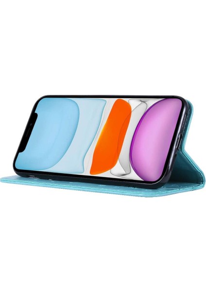 IPhone 11 Için Filp Durumda Kart Tutucu Manyetik Kapatma Pu Deri Kickstand (Yurt Dışından) fırsatları