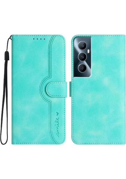 Realme C65 Kılıf Dahili Mıknatıs Kapak Premium Pu Cüzdan ile Uyumlu (Yurt Dışından)