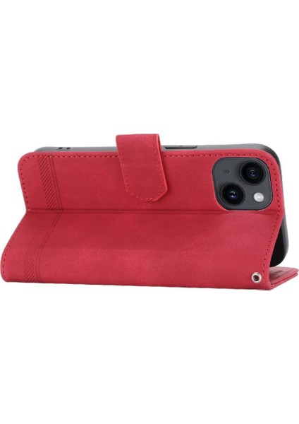 IPhone 14 Için Flip Case Manyetik Kapatma Premium Kart Yuvaları Bileklik (Yurt Dışından) fırsatları