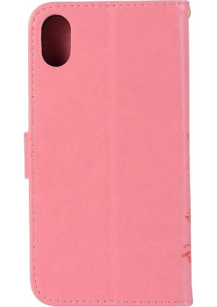 IPhone Xs Max Manyetik Kapatma Kickstand Pu Deri Bilek Için Filp Durumda (Yurt Dışından)