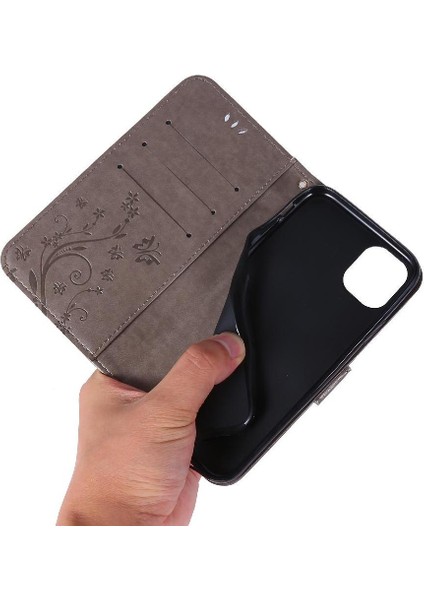 IPhone 11 Için Filp Durumda Kart Tutucu Manyetik Kapatma Pu Deri Kickstand (Yurt Dışından) fırsatları