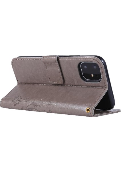 IPhone 11 Için Filp Durumda Kart Tutucu Manyetik Kapatma Pu Deri Kickstand (Yurt Dışından) indirimleri