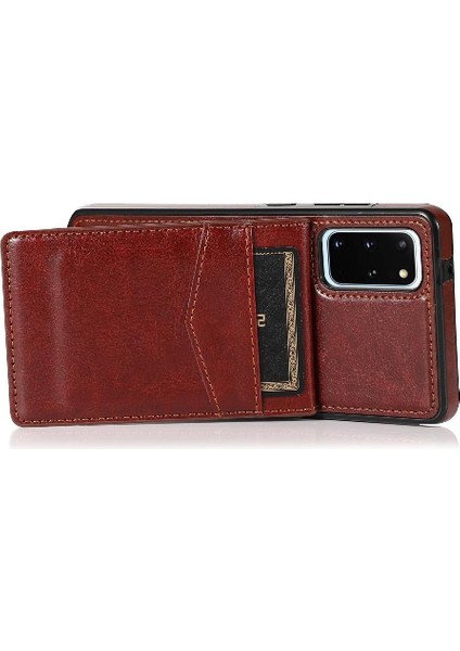 Samsung Galaxy S20 Artı Kart Tutucu Premium Deri Toka ile Uyumlu (Yurt Dışından) modelleri