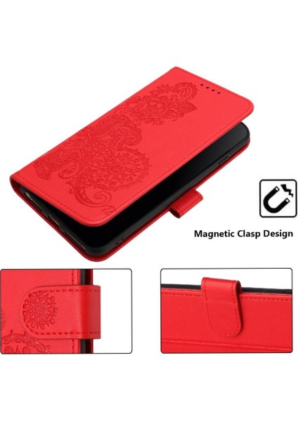 Kart Yuvası Standı Pu Deri Manyetik Kapatma ile Realme C30 Için Flip Case (Yurt Dışından) fiyatları
