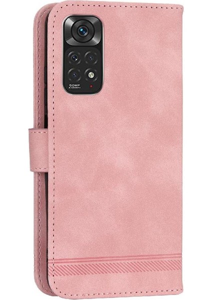 Xiaomi Redmi Not 11 Için Flip Case 4g Premium Manyetik Kapatma Bileklik (Yurt Dışından)