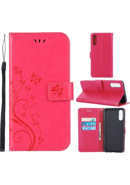 Samsung Galaxy A70/AFILP Bilek Kayışı Kart Tutucu Kickstand Pu Için Filp Durumda (Yurt Dışından)
