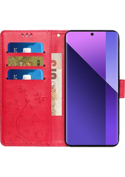 IPhone 16 Için Filp Durumda Artı Bilek Kayışı Pu Deri Kart Tutucu Manyetik (Yurt Dışından)