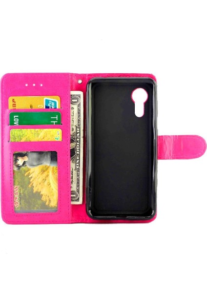 Samsung Galaxy Xcover 5 Kart Tutucu Manyetik Kapatma Pu Için Flip Case (Yurt Dışından)