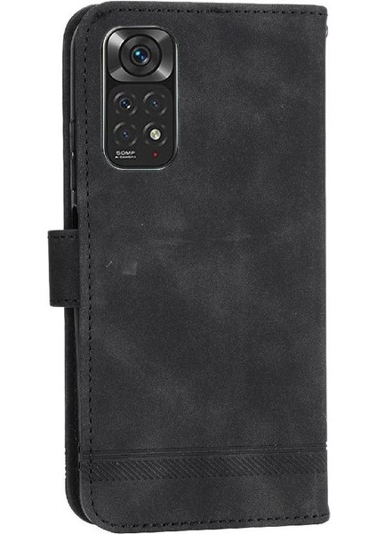 Xiaomi Redmi Not 11 Için Flip Case 4g Premium Manyetik Kapatma Bileklik (Yurt Dışından)