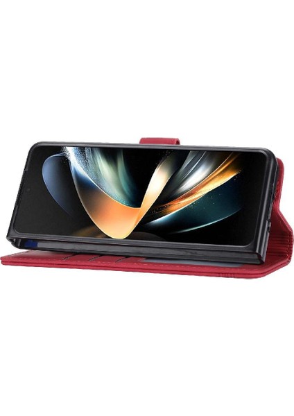 Samsung Galaxy Z Için Flip Case Fold 5 Premium Bileklik Kart Yuvaları Kapatma (Yurt Dışından)