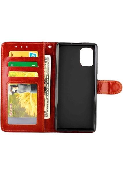 Samsung Galaxy A71 5g Manyetik Kapatma Kart Tutucu Pu Için Flip Case (Yurt Dışından)