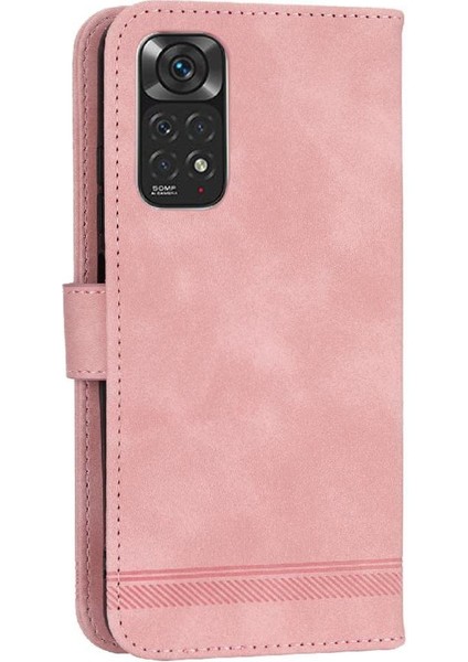 Xiaomi Redmi Not 11 Için Flip Case 5g Bileklik Kart Yuvaları Premium Nakit (Yurt Dışından)