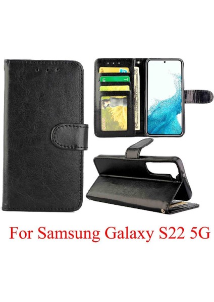 Samsung Galaxy S22 5g Kickstand Manyetik Kapatma Kartı Pu Için Flip Case (Yurt Dışından) fiyatları