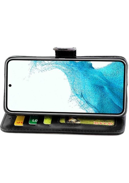 Samsung Galaxy S22 5g Kickstand Manyetik Kapatma Kartı Pu Için Flip Case (Yurt Dışından) fırsatları