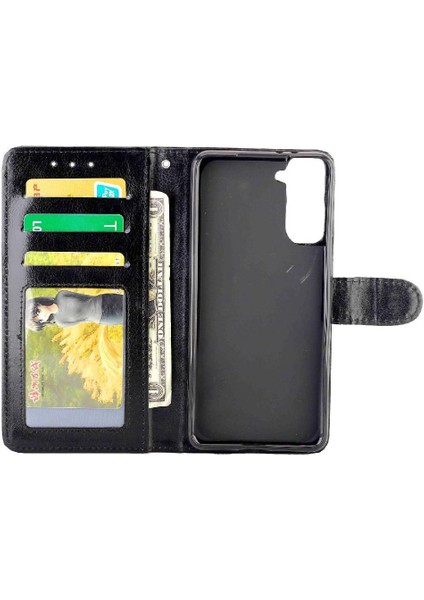Samsung Galaxy S21 Artı Pu Deri Kart Tutucu Manyetik Için Flip Case (Yurt Dışından) modelleri