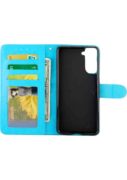 Samsung Galaxy S21 Artı Pu Deri Kart Tutucu Manyetik Için Flip Case (Yurt Dışından) modelleri