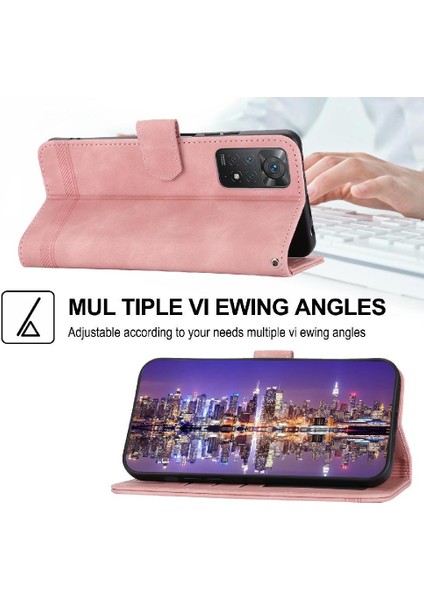 Xiaomi Redmi Not 11 Pro Için Flip Case Manyetik Kapatma Bileklik Kartı (Yurt Dışından) fırsatları