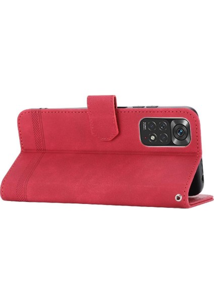Xiaomi Redmi Not 11 Için Flip Case 5g Bileklik Kart Yuvaları Premium Nakit (Yurt Dışından)