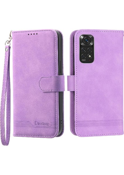 Xiaomi Redmi Not 11 Için Flip Case 5g Bileklik Kart Yuvaları Premium Nakit (Yurt Dışından)