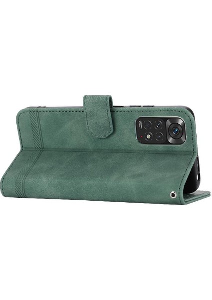 Xiaomi Redmi Not 11 Için Flip Case 5g Bileklik Kart Yuvaları Premium Nakit (Yurt Dışından)