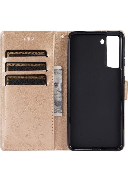 Samsung Galaxy S21 Için Kickstand Durumda Kart Tutucu Manyetik Kapatma Pu (Yurt Dışından) fırsatları