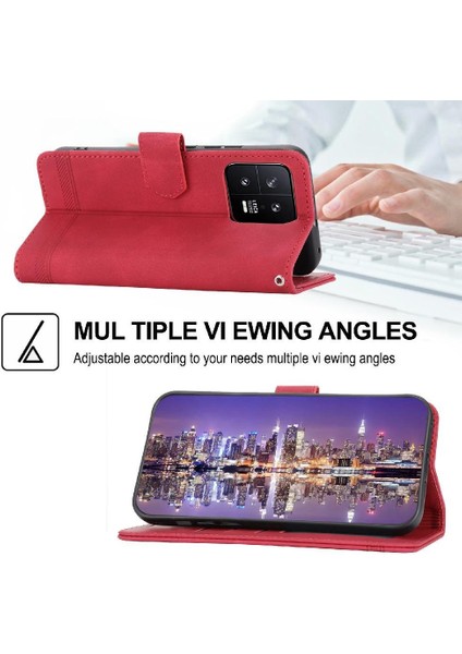 Xiaomi 13 Bileklik Nakit Cep Kartı Yuvaları Manyetik Kapatma Için Flip Case (Yurt Dışından) modelleri
