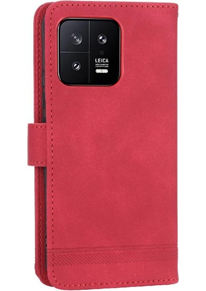 Xiaomi 13 Bileklik Nakit Cep Kartı Yuvaları Manyetik Kapatma Için Flip Case (Yurt Dışından) indirimleri