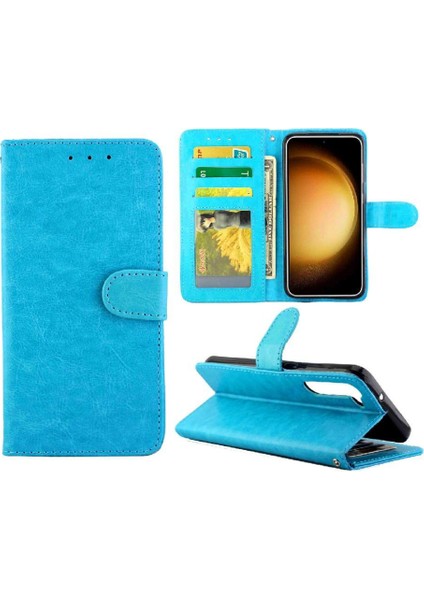 Samsung Galaxy S23 Artı Kart Tutucu Için Flip Case Pu Deri Darbeye (Yurt Dışından)