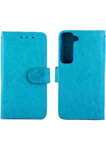 Samsung Galaxy S22 5g Kickstand Manyetik Kapatma Kartı Pu Için Flip Case (Yurt Dışından)