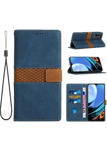 Xiaomi Redmi 9 Için Cüzdan Durumda Güç Kickstand Çizilmeye Dayanıklı Kart Yuvası (Yurt Dışından)