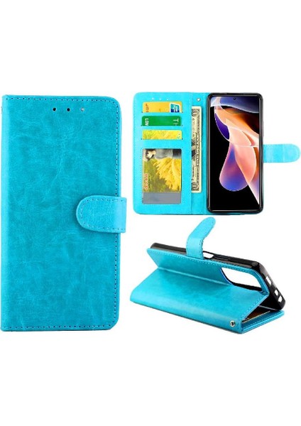 Xiaomi Redmi Not 11 Pro Pu Deri Manyetik Kapatma Kartı Için Flip Case (Yurt Dışından)