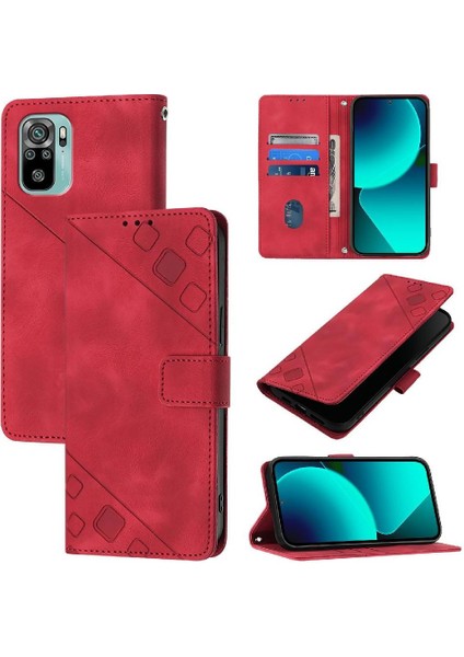 Xiaomi Redmi Için Not 10 4g Manyetik Deri Kart Tutucu Cüzdan Flip (Yurt Dışından)