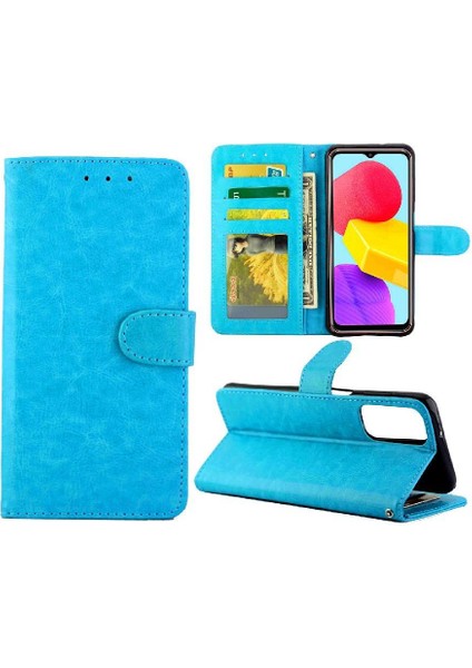 Samsung Galaxy M13 4g Pu Deri Kart Tutucu Kickstand Için Flip Case (Yurt Dışından)