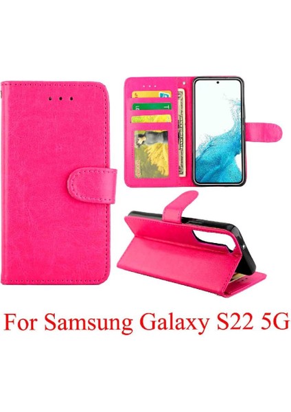 Samsung Galaxy S22 5g Kickstand Manyetik Kapatma Kartı Pu Için Flip Case (Yurt Dışından) modelleri