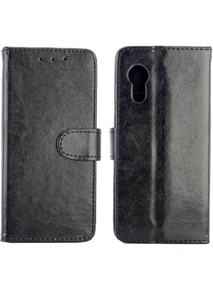Samsung Galaxy Xcover 5 Kart Tutucu Manyetik Kapatma Pu Için Flip Case (Yurt Dışından)